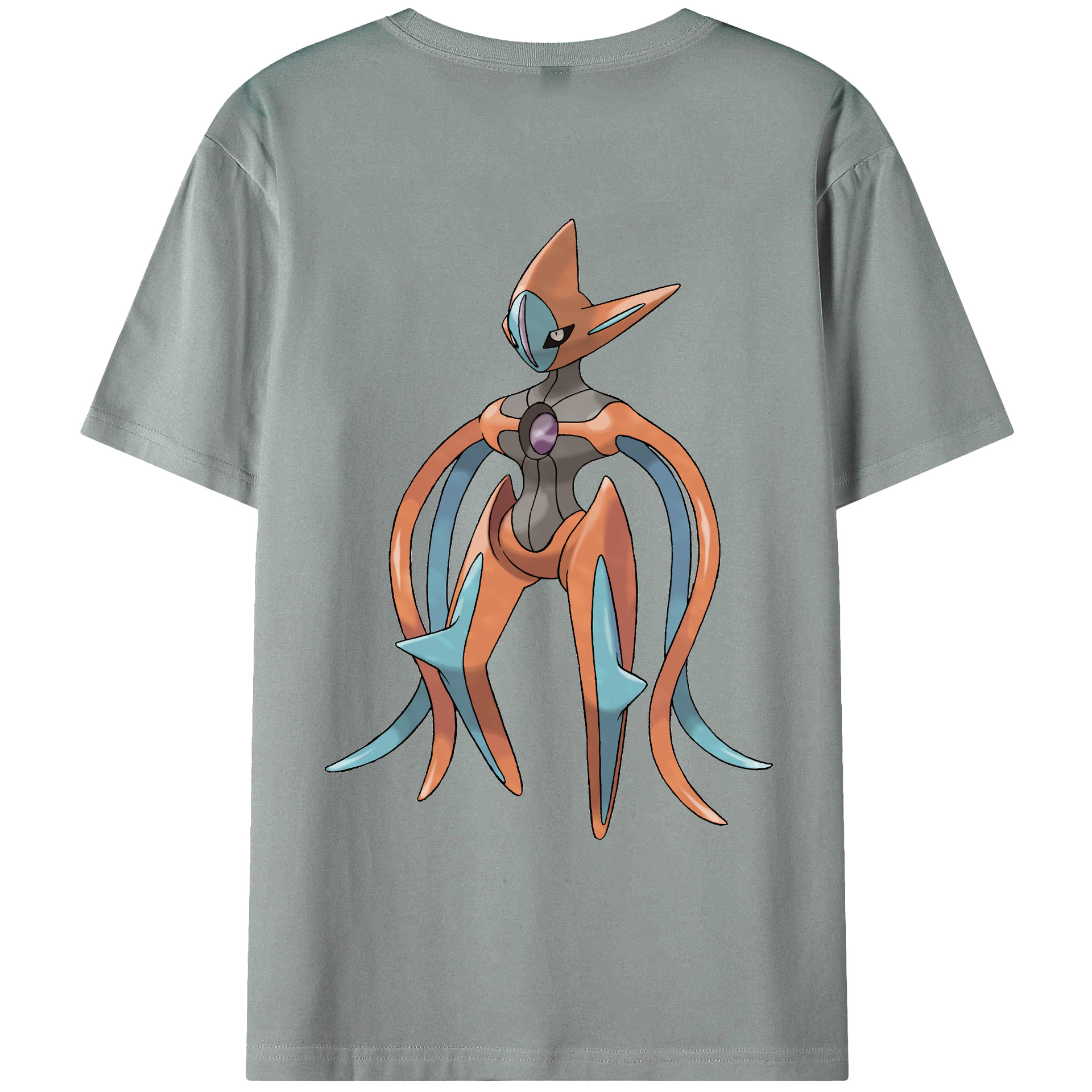 （画像用） ポケットモンスター Pokémon 綿100％ メンズ半袖Tシャツ（バックプリント） 通気性